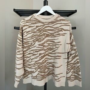 ASOS Maternity Zebra Pattern Sweater